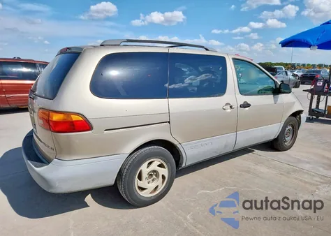 2000 Toyota Sienna Le из США, поврежденный, VIN 4T3ZF13C1YU251134